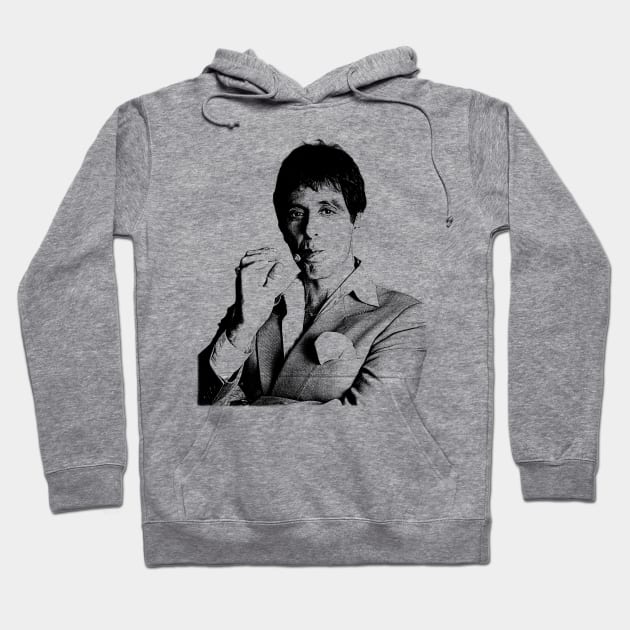 Tony Montana With Cigarettes Hoodie by Knockbackhaunt